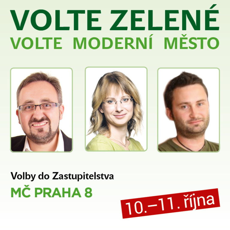 Proč volit Stranu zelených v komunálních volbách na Praze 8.