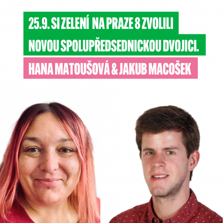 Nové vedení Zelených v Praze 8